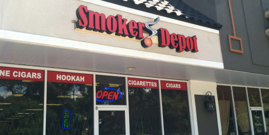 smokers depot channel letters
